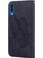 - 9117 Samsung Galaxy A50/A50S/A30S Kabartmalı Kelebek Çiçek Deri Folyo Cüzdan Bilek Kayışı Kart Yuvaları Tutucu Çevirmeli Telefon Kılıfı (Yurt Dışından) 5