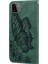 - 9117 Samsung Galaxy A22 5g Kabartmalı Kelebek Çiçek Deri Folyo Cüzdan Bilek Kayışı Kart Yuvaları Tutucu Çevirmeli Telefon Kılıfı (Yurt Dışından) 5