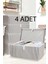 4 Adet Mega Kutu Hurç (Saklama Kutusu) 60*40*30 cm 4