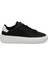 Tjw Leather Cupsole Ess Siyah Kadın Sneaker 1