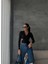 Kadın Siyah Sırt Detay Bodysuit 2