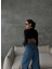 Kadın Siyah Sırt Detay Bodysuit 3