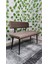 Siyah Metal Ayaklı Metal Kasalı Sırtlı Mutfak Salon Antre Yatak Odası Balkon Puf Bank Bench Oturak 1