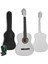 CG-34WH-PAK Kaliteli 34 İnç 1/2 Juniur Çocuk Gitarı Seti 4-8 Yaş Arası + Tuner Çanta Capo Askı Nota Sticker Pena Metod 2