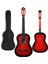 CG-34RD Kaliteli 34 İnç 1/2 Juniur Çocuk Gitarı 4-8 Yaş Arası + Çanta Capo Nota Sticker Askı Pena Metod 2