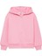 Kapüşonlu Pembe Basic Sweatshirt 7S10002-70984 2