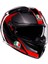 K3 Mplk Striga Black Grey Red Kapalı Kask 1