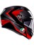 K3 Mplk Striga Black Grey Red Kapalı Kask 3