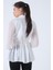Beyaz Transparan Kol Detaylı Bluz 3972459.15 5