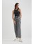 Paperbag Yüksek Bel Bilek Boy Jean Pantolon B4993Ax24Sp 4