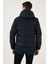 Buratti Su Itici Slim Fit Soğuğa ve Rüzgara Dayanıklı Kapüşonlu Şişme Mont Erkek Mont 649005 5