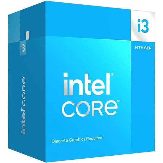 Intel Core i3 14100F 3,5 GHz 12 MB Cache 1700 Pin İşlemci