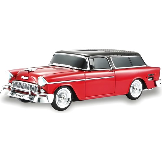 WS-1955 Chevrolet Araba Şekilli Kablosuz Bt Hoparlör Tf USB Fm Handsfree Tws LED Şarj Edilebilir