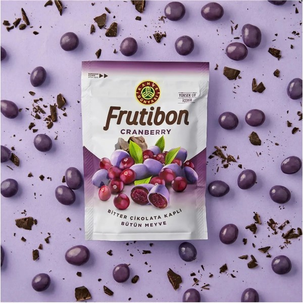 Kahve Dünyası Dünyası Frutibon Canberry Bitter Çikolata Kaplı