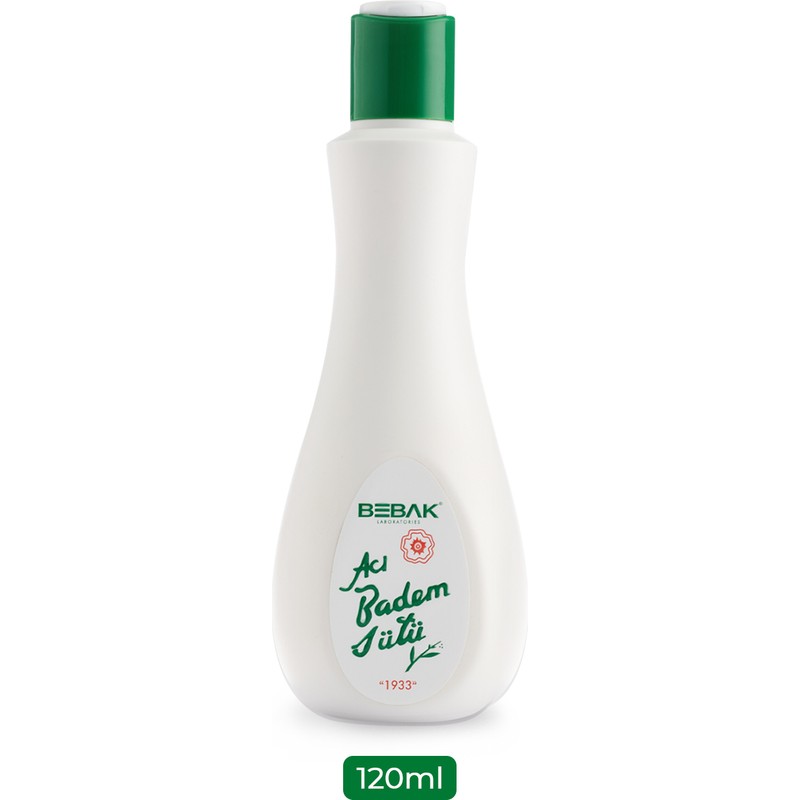 Bebak Acı Badem Özlü Yüz Temizleme Sütü 120 ml Kombinasyon Ciltler İçin Makyaj ve Kir Temizleyici
