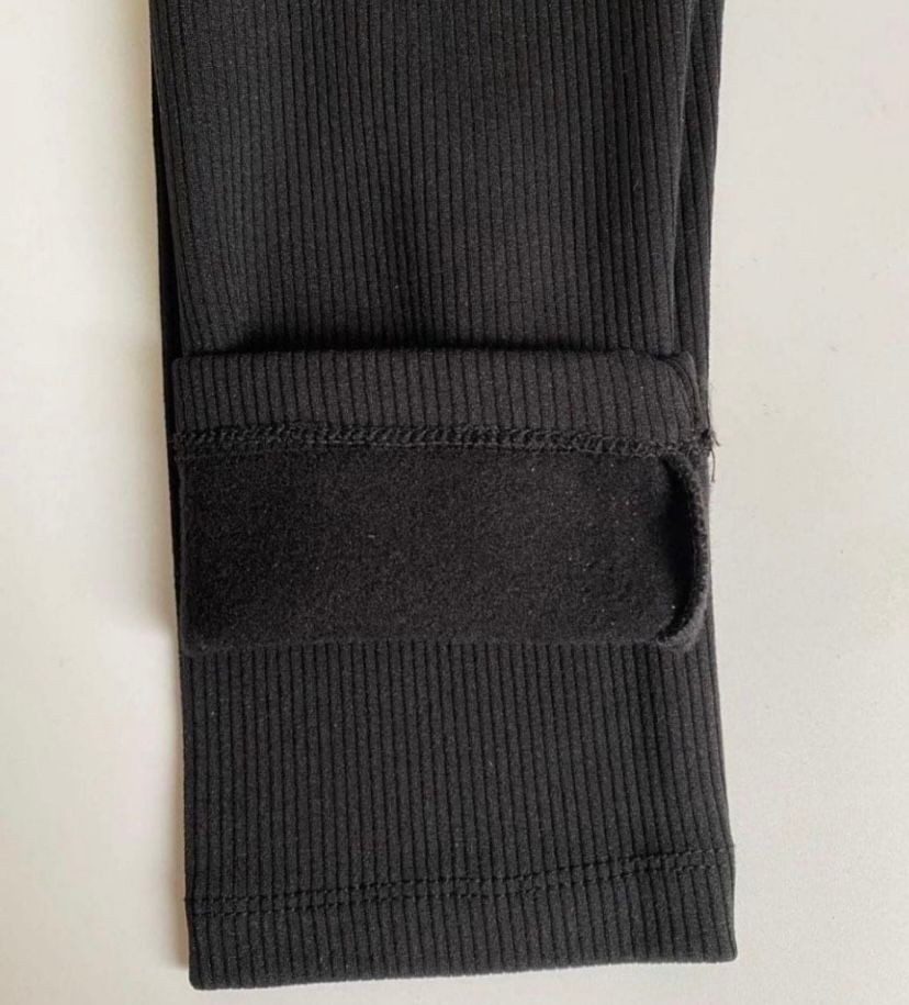 Suya U&S Wear Fitilli Şardonlu Tayt - Büyük Beden