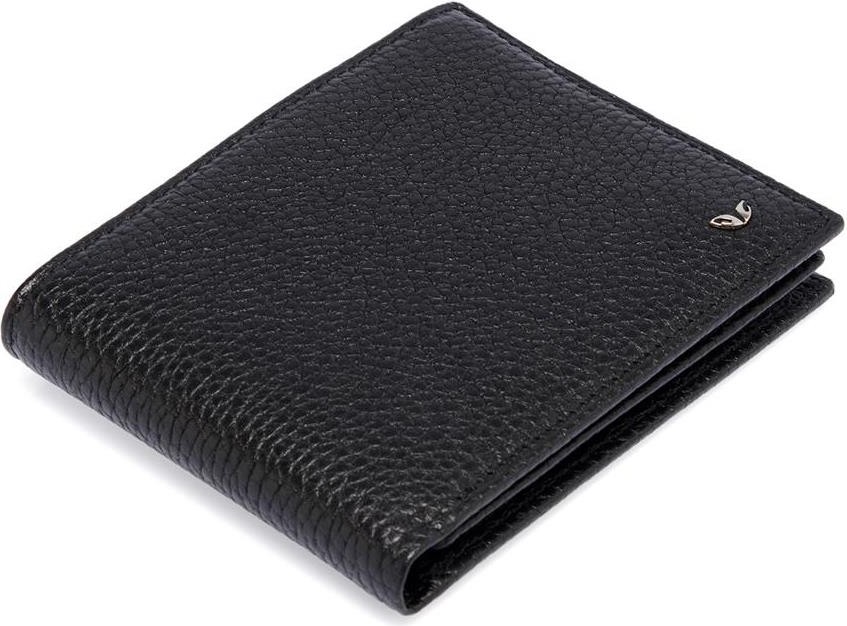 Tergan Siyah Hakiki Deri Erkek Cüzdan S1CE00001648-A41 Düz Desenli Standart Boy Minimalist Stil