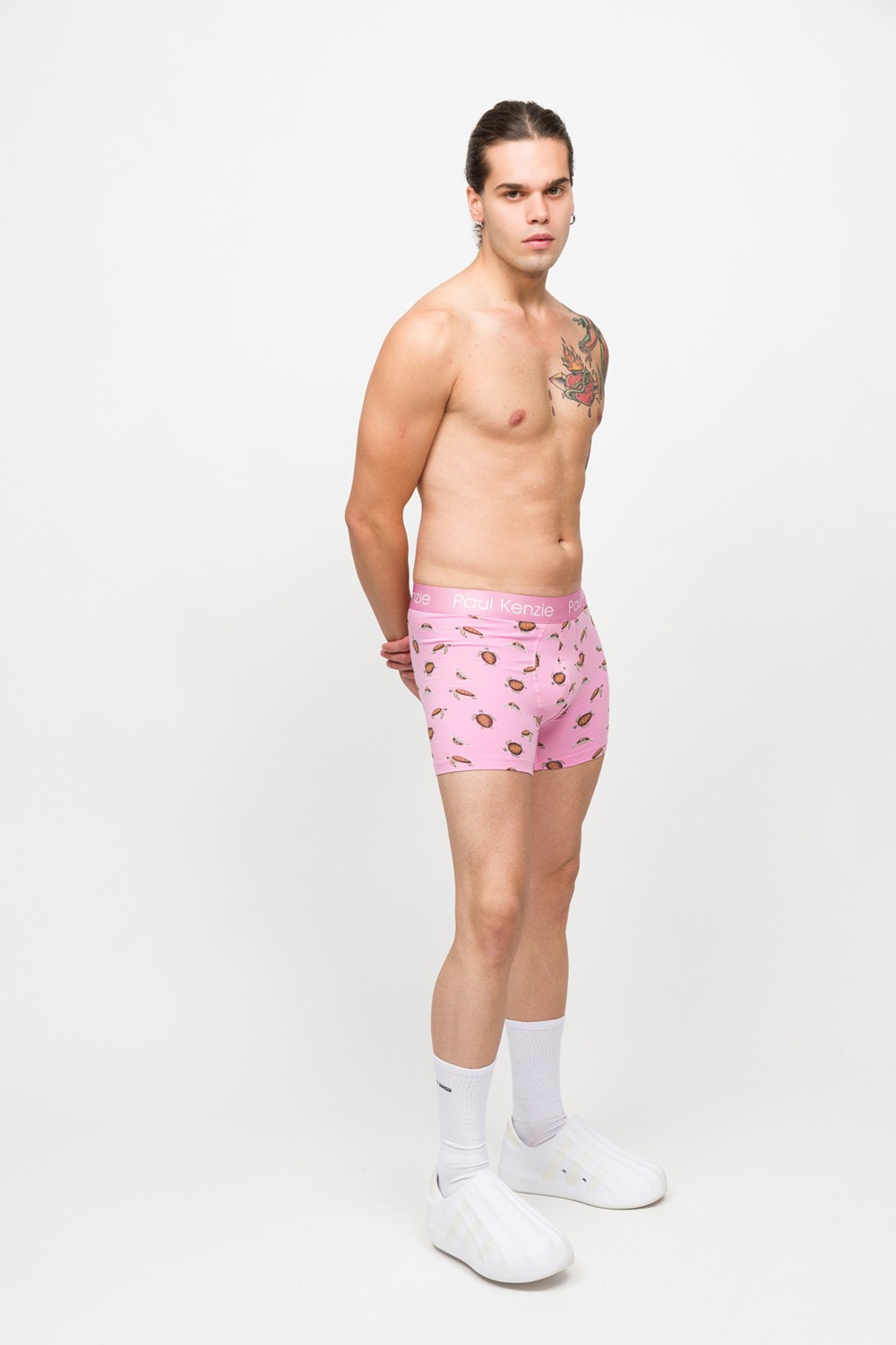 Paul Kenzie Desenli Erkek Boxer, Eco Characters, Turtley görsel 5