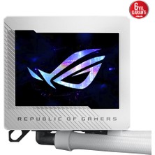 ASUS ROG RYUJIN III 240 ARGB OLED 3,5" LCD AURA SYNC RGB 3X NOCTUA IPPC 2000 PWM 120MM FAN SIVI CPU SOĞUTUCUSU BEYAZ