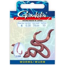 Gamakatsu D. Gamakatsu BKS-3120R Worm Iğne Takımı 70CM #6