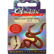 Gamakatsu D. Gamakatsu BKD-5213R Worm Iğne Takımı 60CM #8