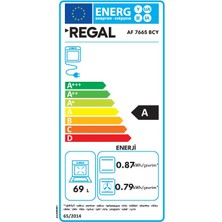 Regal AF 7665 BCY A Enerji Sınıfı Elektroturbo  Ankastre Fırın