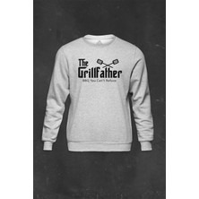 So Cool The Grill Father Godfather Izgara Mangal Et Baskılı Unisex Sweat