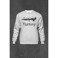 So Cool Istanbul Eminönü Kız Kulesi Ayasofya Türkiye Turkey Baskılı Unisex Sweat