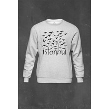 So Cool Istanbul Martı Galata Konstantinopolis Osmanlı Baskılı Unisex Sweat