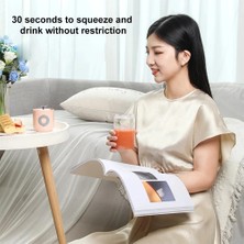 Kensen Shop Yeşil Stil 6 Bıçaklı 500ML Elektrikli Meyve Sıkacağı Bardak Taşınabilir Smoothie Blender Mini Mikser Sıkacağı Suyu USB Şarj Vitamer Meyve Sıkacağı (Yurt Dışından)