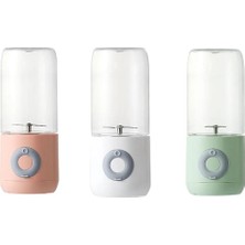 Kensen Shop 4 Bıçaklı Pembe Stil Bıçaklar 500ML Elektrikli Meyve Sıkacağı Bardak Taşınabilir Smoothie Blender Mini Mikser Sıkacağı Suyu USB Şarj Vitamer Meyve Sıkacağı (Yurt Dışından)