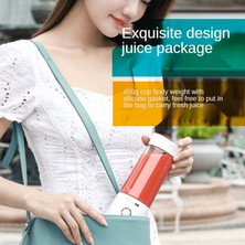 Kensen Shop Lavanta Tarzı Mini Taşınabilir Sıkacağı Turuncu USB Elektrikli Mikser Meyve Smoothie Blender Makinesi Kişisel Mutfak Robotu Maker Suyu Yeni (Yurt Dışından)