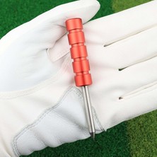 Ahlsen Paslanmaz Çelik Golf Çatal Golf Kırmızı Için Çıkarılabilir Taşınabilir (Yurt Dışından)