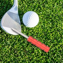 Ahlsen Paslanmaz Çelik Golf Çatal Golf Kırmızı Için Çıkarılabilir Taşınabilir (Yurt Dışından)
