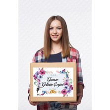 Etiketci Abla Isimli Çeyiz Etiketi - Kendinden Yapışkanlı - A4 Ebat (29 x 21 Cm) - Model 010 - 20 Adet
