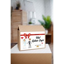 Etiketci Abla Isimli Çeyiz Etiketi - Kendinden Yapışkanlı - A4 Ebat (29 x 21 Cm) - Model 004 - 10 Adet