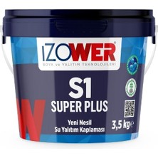 İzower S1 Süper Plus Su Yalıtım Kaplaması Yeşil 3,5 Lt