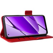 LRtools Realme 11 4g Pu Deri Kılıf Cüzdan Flip Koruyucu Telefon Kapağı (Yurt Dışından)