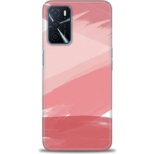 gmotp Oppo A16 Kılıf Hd Baskılı - Pembe Palet