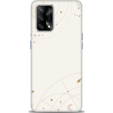 gmotp Oppo A74 Kılıf Hd Baskılı - Yıldız Haritası