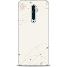 gmotp Oppo Reno 2z Kılıf Hd Baskılı - Yıldız Haritası