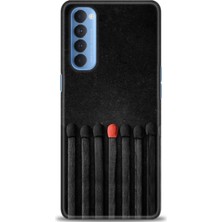 gmotp Oppo Reno 4 Pro Kılıf Hd Baskılı - Kibrit Çöpleri