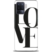 gmotp Oppo Reno 5 Lite Kılıf Hd Baskılı - Love