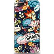 gmotp Oppo RX17 Neo Kılıf Hd Baskılı - Space