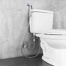 Nzb Taharetmatik Ara Musluk Filtreli Metal Lüks Tuvalet Wc Banyo Klozet Bide Taharet Musluğu Bebek Hayvan Araba Yıkama Musluğu