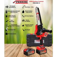 Ferrino Khb-14 Akülü Budama Testeresi Mega Tarım 21V 5.2AH Lithium-Ion Akü