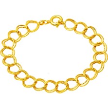 Bilezikci Samanyolu 14 Ayar Sarı Altın Bileklik