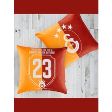 Taç Lisanslı Kırlent Galatasaray Şampiyonluk 40X40