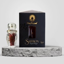 Heptop Saffron Organik Iran Safranı (Süper Negin Safran) 1gr 10 Adet