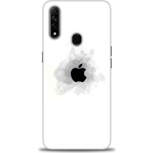 gmotp Oppo A31 Kılıf Hd Baskılı - Siyah Elma